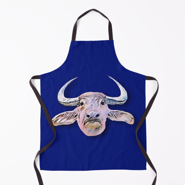 Item preview, Pink ox on dark blue designed and sold by Ninaeva.