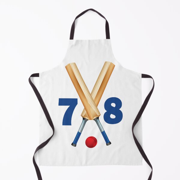 Item preview, Cricket number 78 - seventy eight with bats and ball designed and sold by AllShirts21.