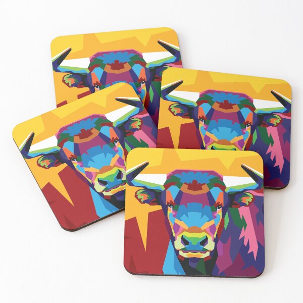 Item preview, Buffalo Pop Art Illustration designed and sold by andipasoepati.