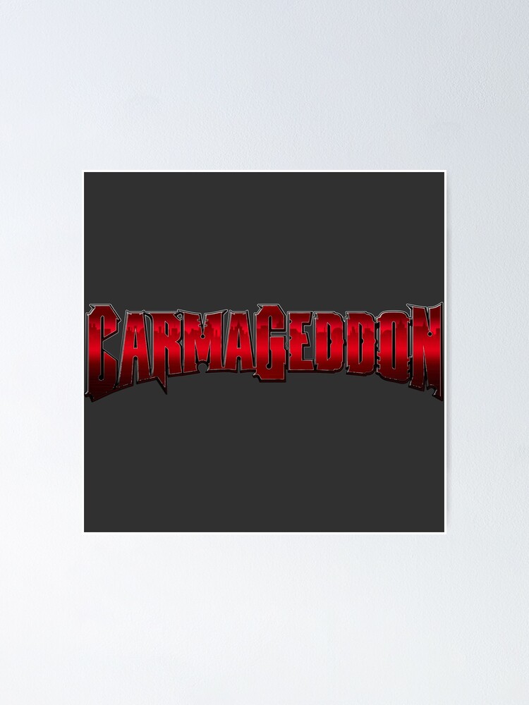 "Carmageddon Logo" Poster by arendstudios | Redbubble