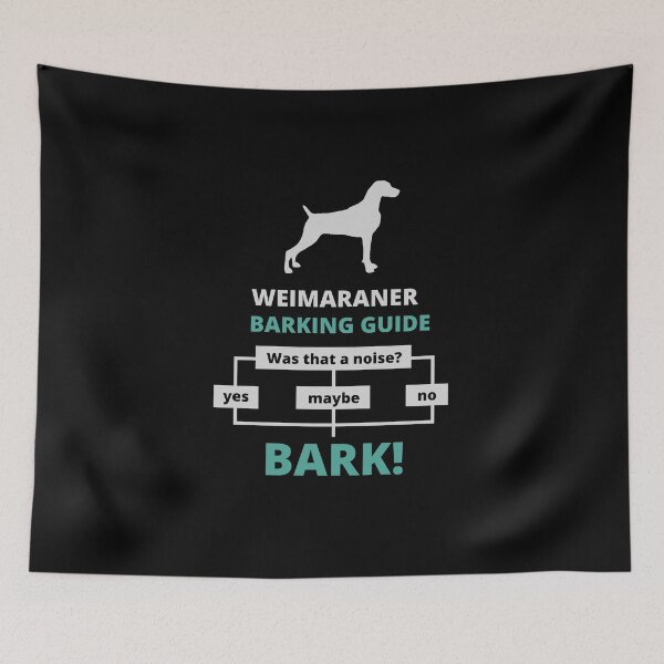 Item preview, weimaraner barking guide designed and sold by promisesarelies.