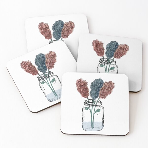 Item preview, Flowers mason jar designed and sold by BubblyRoseshop.