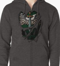 Dark Angels Armor Zipped Hoodie