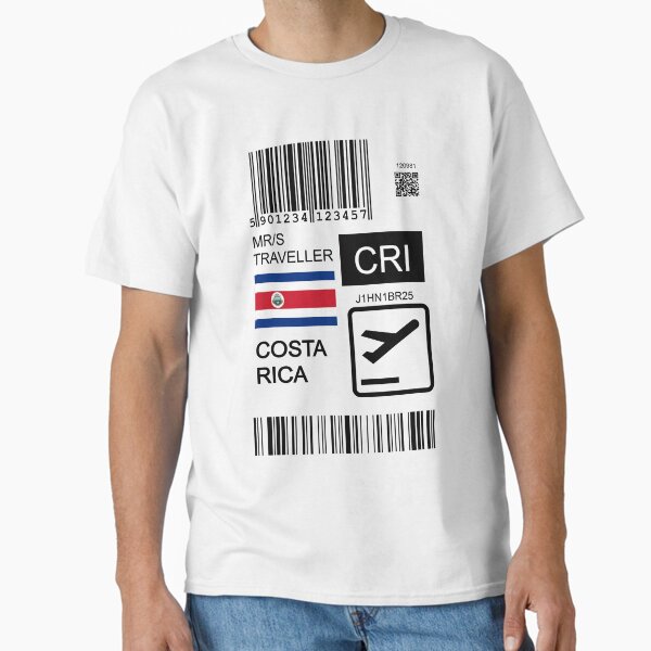 Item preview, Costa Rica luggage tag / ticket designed and sold by Travellerz.
