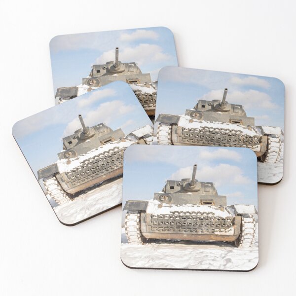 Item preview, vintage tank stands in the snow and the sky is above it designed and sold by nataliavavilina.