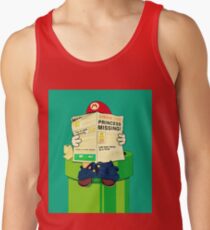 pooping Mario Tank Top