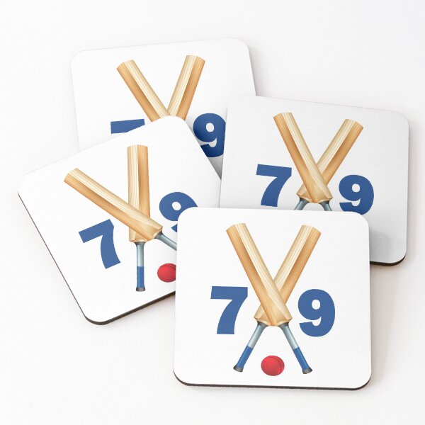 Item preview, Cricket number 79 - seventy nine with bats and ball designed and sold by AllShirts21.