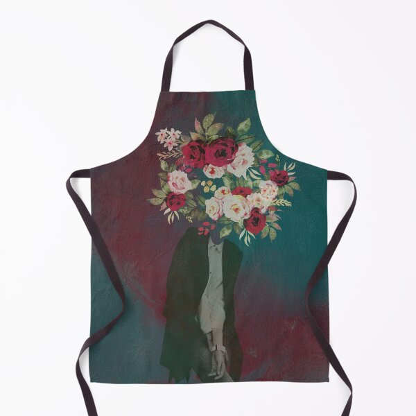 Item preview, Mind explosion // flora collage portrait artwork designed and sold by Dorota Nowacka.