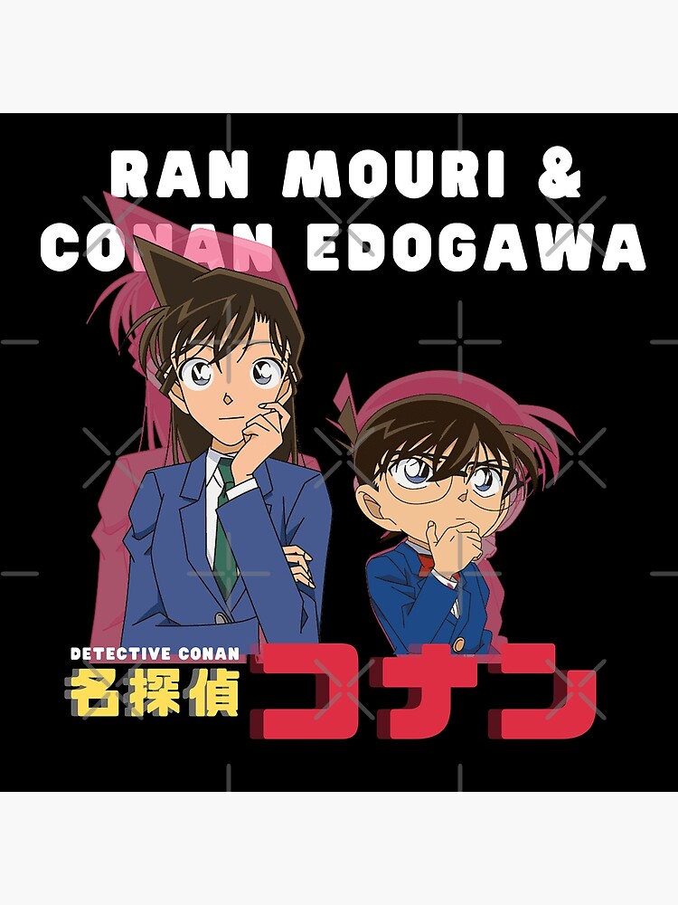 Ran Mouri & Conan Edogawa Detective Conan Manga Poster for Sale