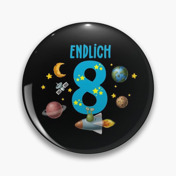 Item preview, 8th Birthday Gift Astronaut Planet 8 Years designed and sold by Ibu83.