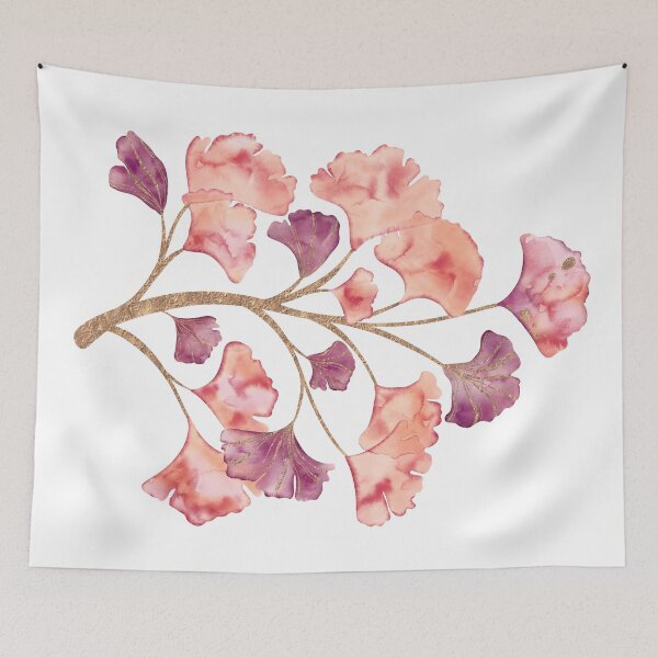 Item preview, Watercolor ginkgo, botanical art, botanical illustration, ginkgo art, earthy colors,  ginkgo leaves, ginkgo tree designed and sold by Anaïs Illustration.