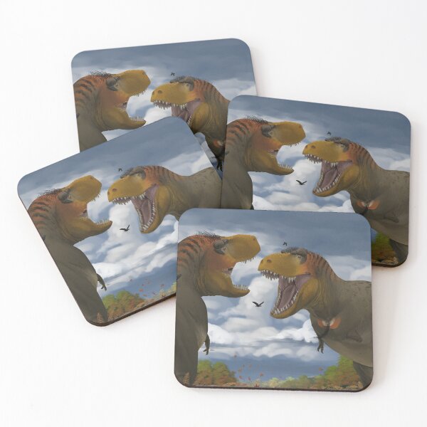 Item preview, Tyrannosaurus rex autumn confrontation designed and sold by Batavotyrannus.