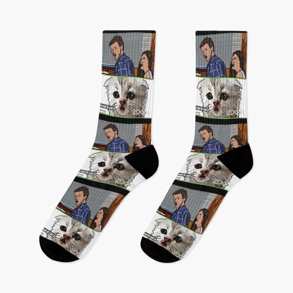Item preview, Im here live Im not a cat Zoom Call with Distracted Boyfriend Memes designed and sold by ellenhenry.
