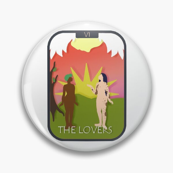 Item preview, The Lovers Tarot Collage (L)GBTQ+ designed and sold by PlanetNobody.