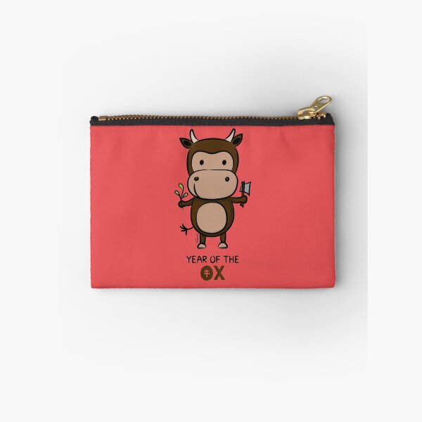 Item preview, Year of the Cute Ox Chinese New Year 2021 Zodiac Animal  designed and sold by flowtojoy.