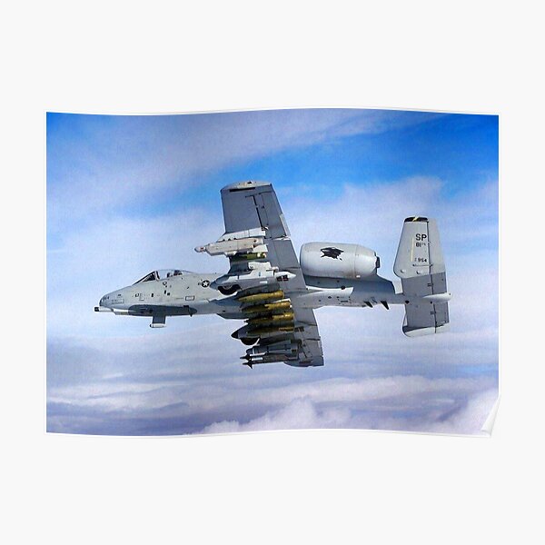 Free Shipping A-10 Thunderbolt Military Aviation Photo/Postcard 
