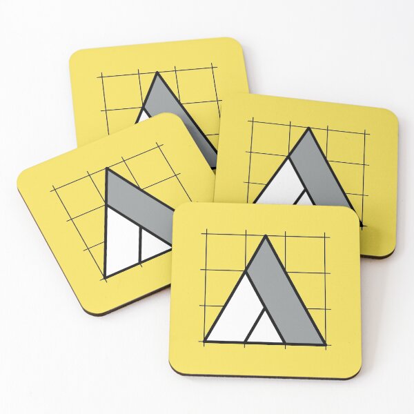 Item preview, A // Perfectionist Alphabet (Pantone Illuminating + Ultimate Gray) designed and sold by fumauk.