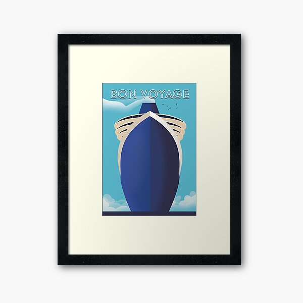 Bon Voyage Framed Art Print