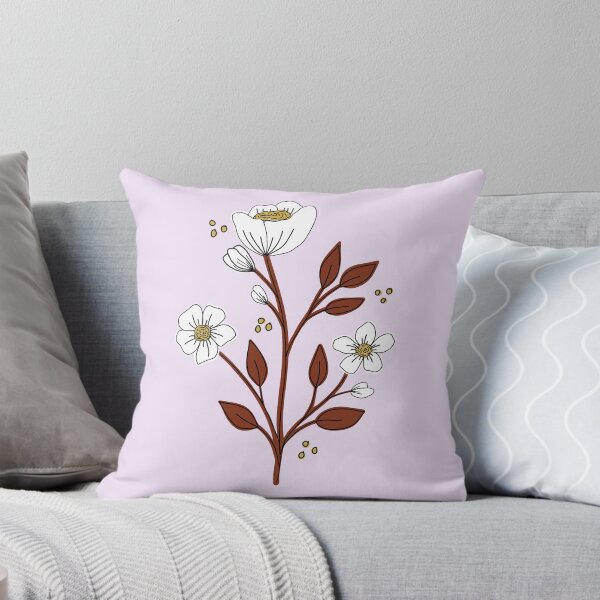 Aperçu de l'œuvre Fleurs blanches créée et vendue par ChloeHallDesign.
