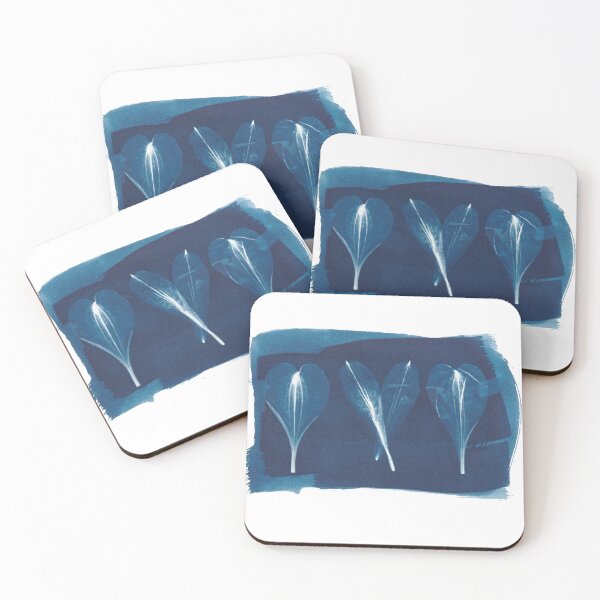 Item preview, Cyanotype petal trio designed and sold by gailgriggs.