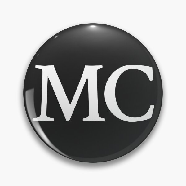Item preview, Simple black and white MC Initials monogramed designed and sold by Abbara.