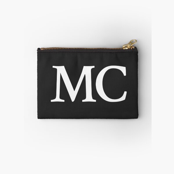 Item preview, Simple black and white MC Initials monogramed designed and sold by Abbara.
