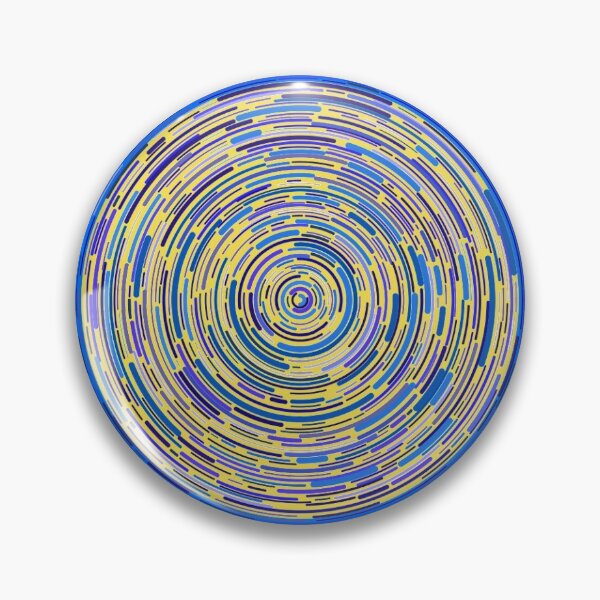 Item preview, Blue ever decreasing circles designed and sold by VazMasDesign.