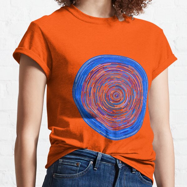 Blue ever decreasing circles Classic T-Shirt