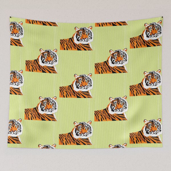 Item preview, tiger designed and sold by Catherine Milchard.