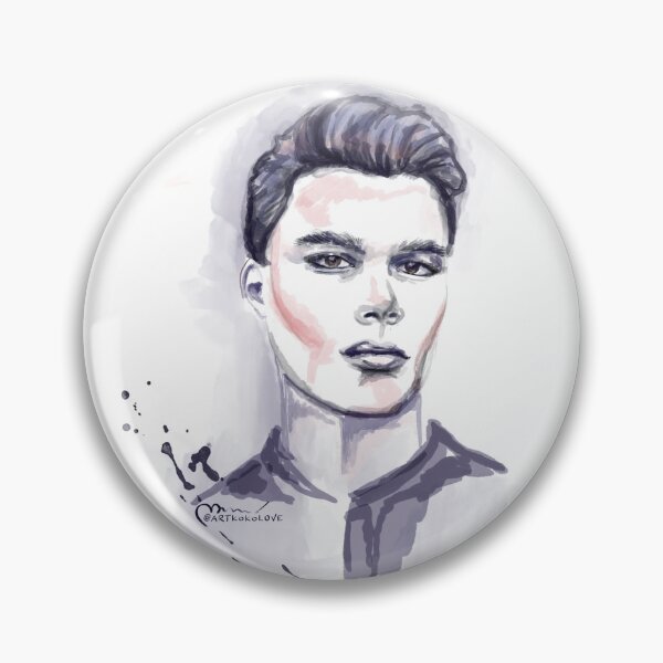 Item preview, Watercolour style man portrait  designed and sold by Artkokoklove.