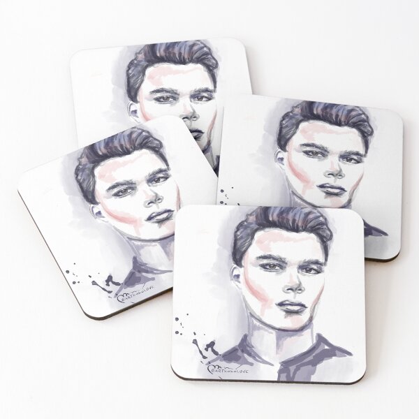 Item preview, Watercolour style man portrait  designed and sold by Artkokoklove.