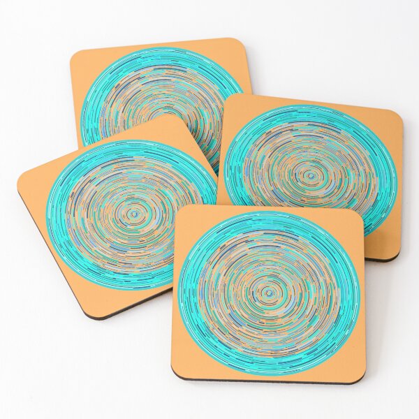Item preview, China Blue ever decreasing circles designed and sold by VazMasDesign.