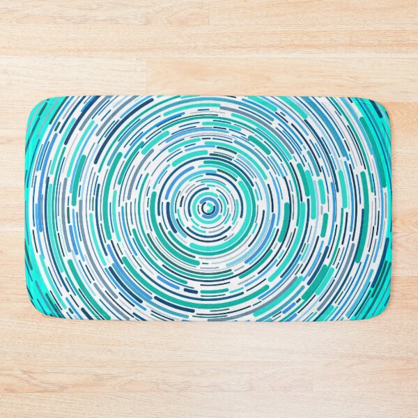 Item preview, China Blue ever decreasing circles designed and sold by VazMasDesign.