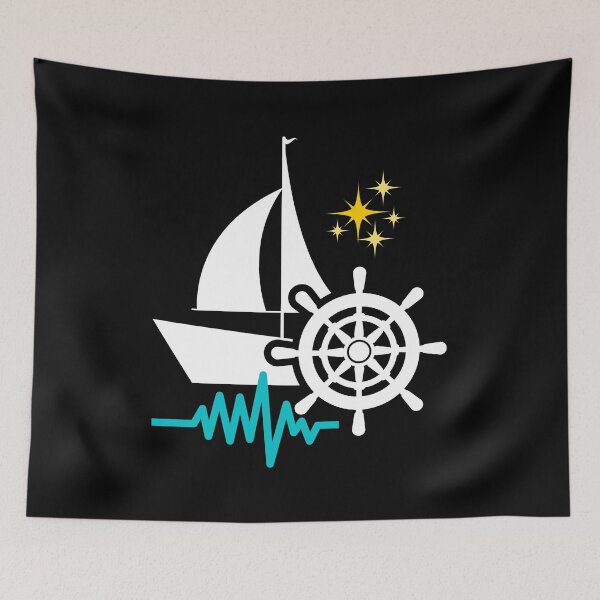 Item preview, Sailboat Heartbeat designed and sold by ReichBourne.