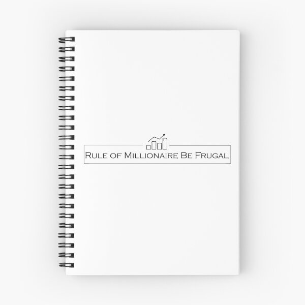 Item preview, Rule of Millionaire Be Frugal : Gift For Men Women Gifts For Her designed and sold by Badrart.