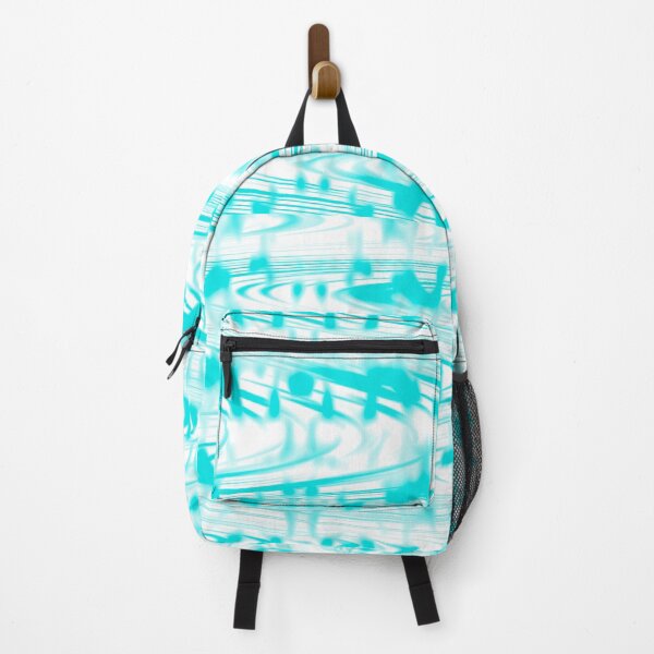 Item preview, Cyan and White Abstract Print designed and sold by DFLC Prints.
