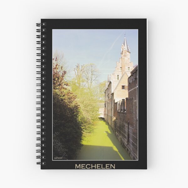 Item preview, Mechelen Dyle river, 15th century crow-stepped gable designed and sold by aapshop.