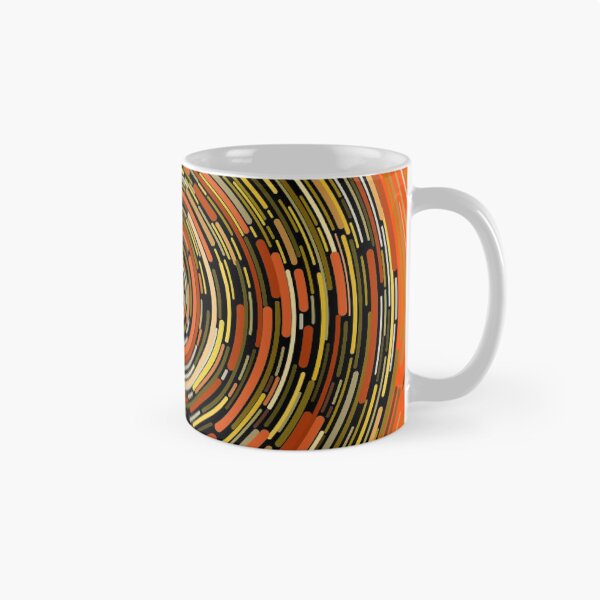 Item preview, Ochre ever decreasing circles designed and sold by VazMasDesign.
