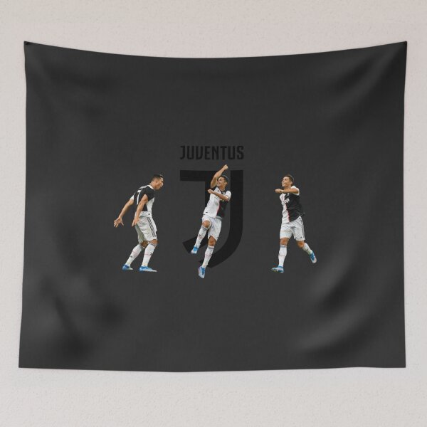 Item preview, Cristiano Ronaldo Celebration Juventus Logo (dark version) designed and sold by Niekvs.
