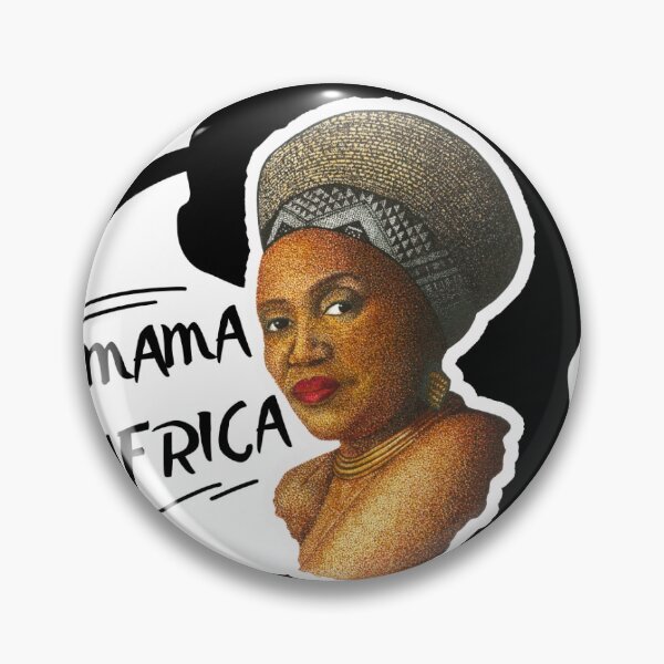 Artikelvorschau, Miriam Makeba Mama Afrika entworfen und verkauft von DotsByMateaArt Matea.