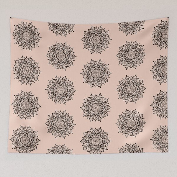 Item preview, Peach Pastel Mandala Gorgeous Geometric Pattern Sacred Geometry designed and sold by 1stAmendMerch.
