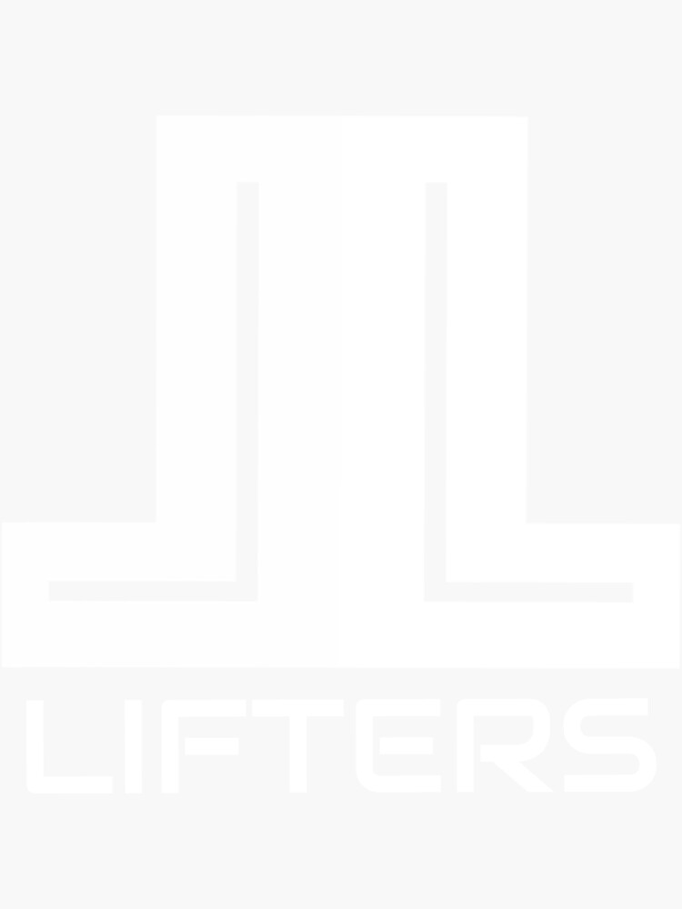 ""Lifters" fun gym design" Sticker for Sale by Gymaddiction Redbubble