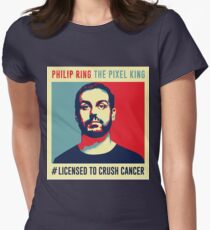 Phil Ring Pixel King Women's Fitted T-Shirt