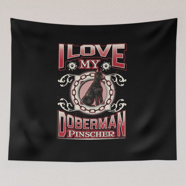 Item preview, I Love My Doberman Pinscher Dog Breed Dog Lover Gift designed and sold by TTFMerch.