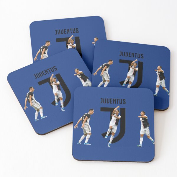Item preview, Cristiano Ronaldo Celebration Juventus Logo (blue version) designed and sold by Niekvs.