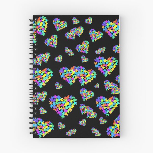 Item preview, Autism Mixed puzzled Heart Pattern designed and sold by Hypnotees.