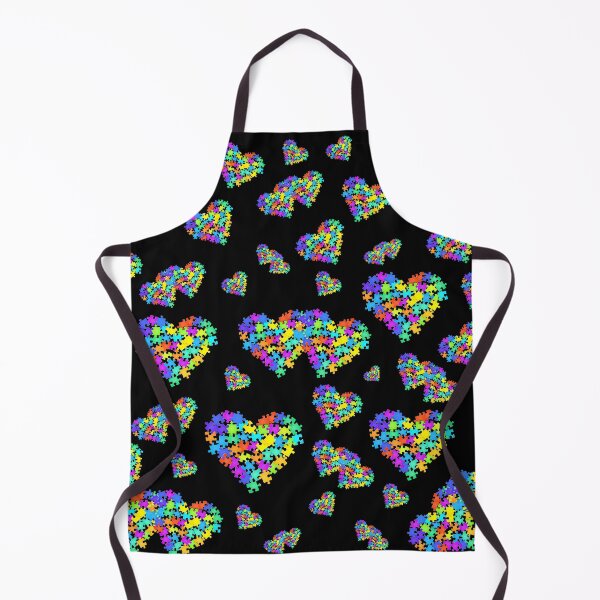 Item preview, Autism Mixed puzzled Heart Pattern designed and sold by Hypnotees.
