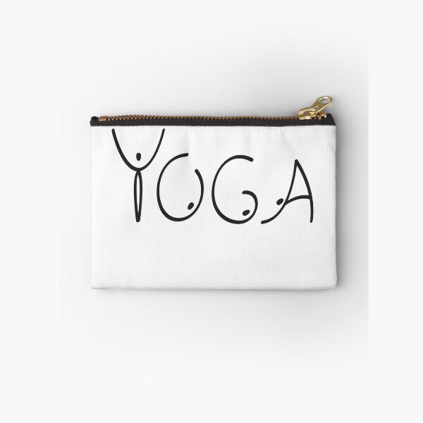 Item preview, Yoga Text with Yoga Poses drawing designed and sold by deepakrode7.