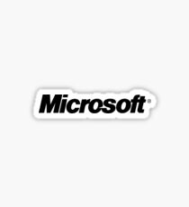 Microsoft Name Logo Sticker