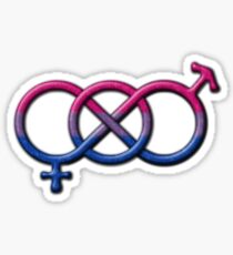 Bisexual Pride Gender Knot Sticker